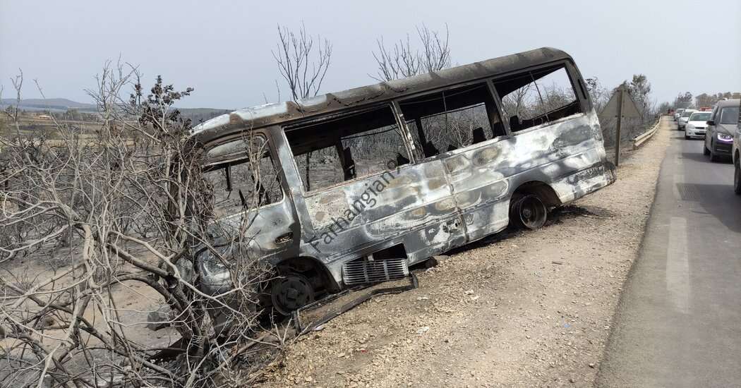 آتش‌سوزی‌های جنگلی با گسترش سریع دست‌کم 37 نفر را در الجزایر کشتند