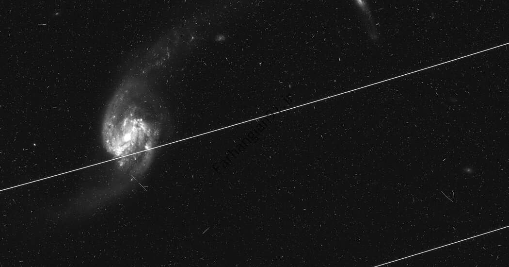 تلسکوپ هابل با تهدید ماهواره های اسپیس ایکس و سایر شرکت ها مواجه است